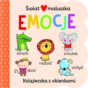 Świat maluszka. Emocje. Książeczka z okienkami - praca zbiorowa - książka