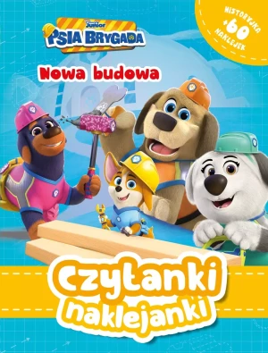 Czytanki naklejanki. Nowa budowa. Disney Junior Psia Brygada - praca zbiorowa - książka