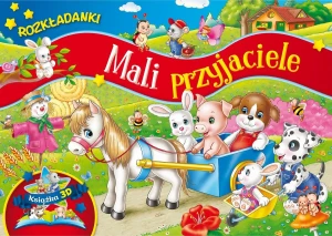 Mali przyjaciele. Rozkładanki - Lorella Flamini ilustr - książka