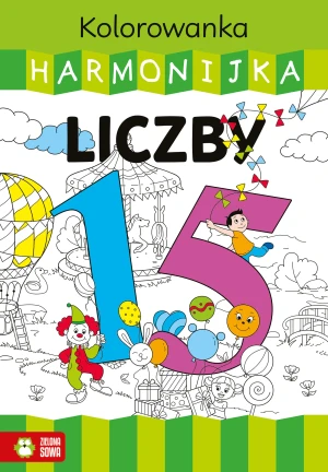 Kolorowanka harmonijka. Liczby - Justyna Zalewska - książka