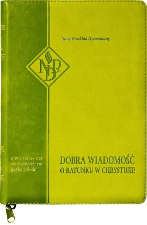 Nowy Testament NPD suwak paginatory jasnozielony - praca zbiorowa - książka