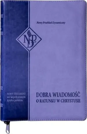 Nowy Testament NPD suwak paginatory fioletowy - praca zbiorowa - książka