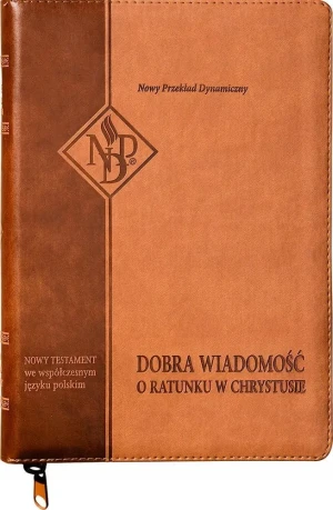 Nowy Testament NPD suwak paginatory karmelowy - praca zbiorowa - książka