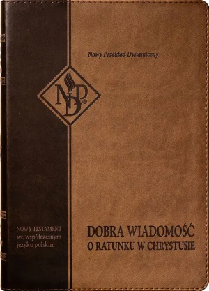 Nowy Testament NPD z paginatorami ciemnobrązowy - praca zbiorowa - książka