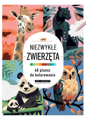 Art therapy. Kolorowanka antystresowa. Niezwykłe zwierzęta. 40 plansz do kolorowania - praca zbiorowa - książka