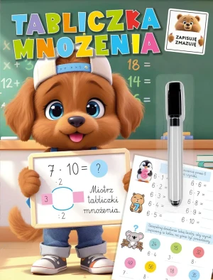 Zapisuję, zmazuję. Tabliczka mnożenia -  - książka