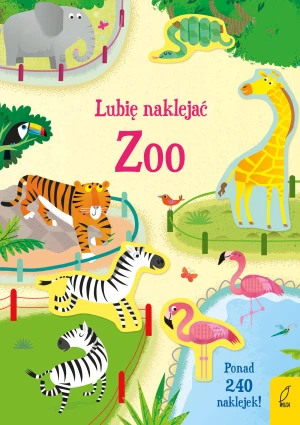 Lubię naklejać. Zoo - Holly  Bathie - książka
