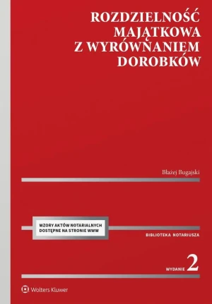 Rozdzielność majątkowa z wyrównaniem dorobków - Błażej Bugajski - książka