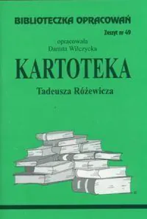 Kartoteka. Biblioteczka opracowań. Zeszyt nr 49 - Danuta Wilczycka - książka