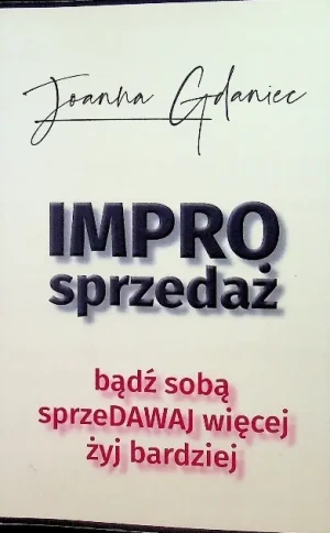 Improsprzedaż - Joanna Gdaniec - książka