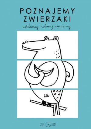Poznajemy zwierzaki. Układaj, koloruj, poznawaj -  - książka