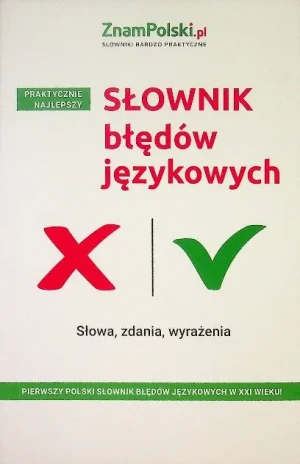 Słownik błedów językowych - Opracowanie zbiorowe - książka