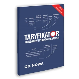 Taryfikator mandatow i punktów karnych - III 2022 - Anna Prus - książka