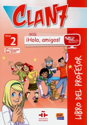 Clan 7 con ¡Hola, amigos! 2 Alumno - Castro Maria - książka