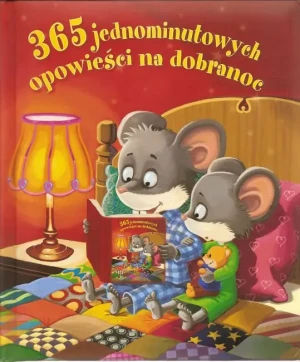 365 jednominutowych opowieści na dobranoc czerwona - praca zbiorowa - książka