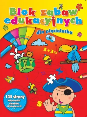 Blok zabaw edukacyjnych dla pięciolatka - praca zbiorowa - książka