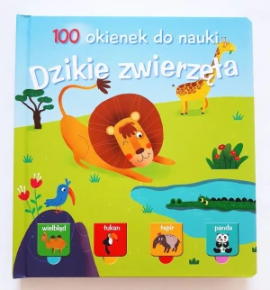 100 okienek. Dzikie zwierzęta - praca zbiorowa - książka