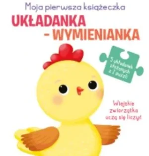 Układanka-wymienianka. Wiejskie zwierzątka uczą się liczyć - praca zbiorowa - książka