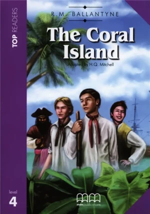 Dla dzieci - The Coral Island SB + CD MM PUBLICATIONS - R. M. Ballantyne - książka - miękka