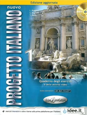 Nuovo Progetto Italiano 1. Ćwiczenia z płytą CD - Marin Telis - książka
