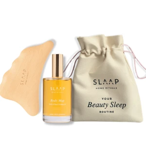 Zestaw Body Map Ujędrniający Olejek & Płytka Gua Sha - Slaap