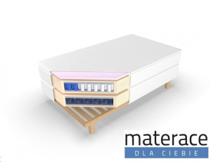 Materac kontynentalny z pianką memory Altea Materace Dla Ciebie 100 x 200
