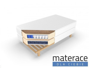 Materac kontynentalny z kokosem Dafne Materace Dla Ciebie 200 x 200