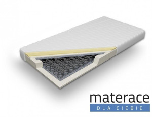 Materac bonellowy kokos z lateksem Hekate Materace Dla Ciebie 180 x 200