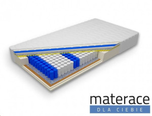 Materac pocket z kokosem i lateksem Nemezis Materace Dla Ciebie 180 x 200