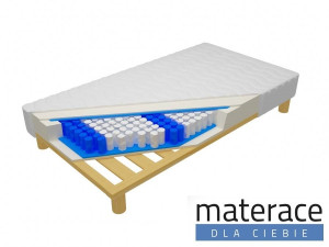 Materac pocket Posejdon na stelażu Materace Dla Ciebie 80 x 200