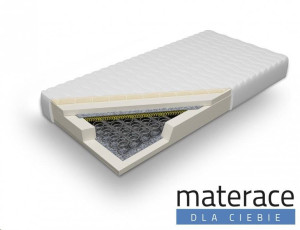 Materac bonellowy z lateksem Temida Materace Dla Ciebie 80 x 190*