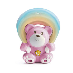 Chicco Miś z projektorem Rainbow różowy