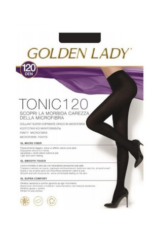 Rajstopy damskie z mikrofibry Tonic 120den - Golden Lady