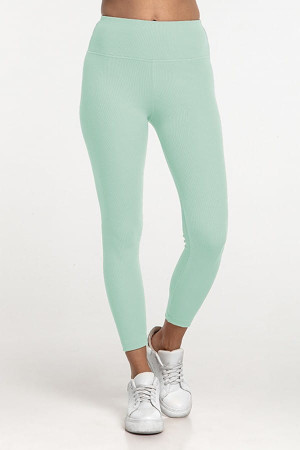 Legginsy prążkowane Avocado - Dolce Sonno