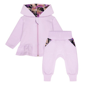 Dres niemowlęcy dla dziewczynki Lily/ Wrzos - Exotic Flowers - Dolce Sonno