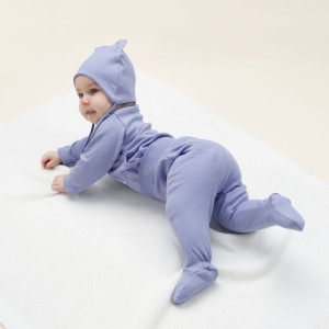 Czapeczka niemolwęca wiązana z uszami lawendowa - Imagine | Pinokio