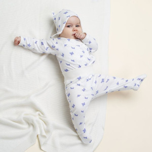 Półśpiochy niemowlęce ecru w motyle - Imagine | Pinokio