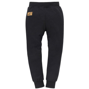 Czarne spodnie dresowe dla dzieci i niemowląt - Let's Rock | Pinokio