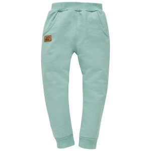 Spodnie dresowe dla dzieci i niemowląt zielone - Let's Rock | Pinokio