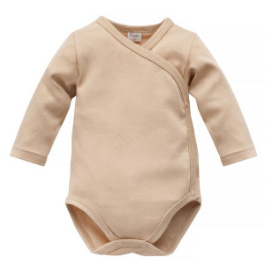 Body kopertowe z długim rękawem beige - Lovely Day | Pinokio