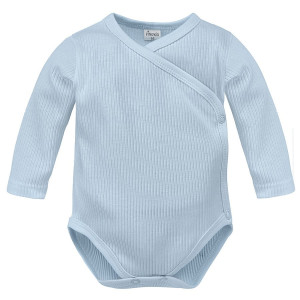 Body kopertowe z długim rękawem Prążek Blue - Lovely Day | Pinokio