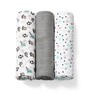 Zestaw pieluszek z włókien bambusa 3szt 70x70cm | Babyono 397/02