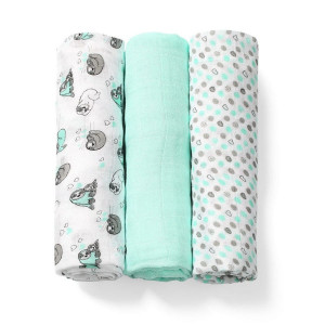 Zestaw pieluszek z włókien bambusa 3szt 70x70cm | Babyono 397/04