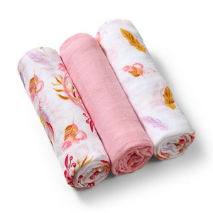 Zestaw pieluszek z włókien bambusa 3szt 70x70cm | Babyono 397/07