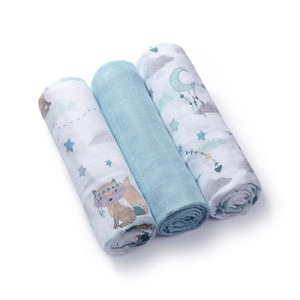 Zestaw pieluszek z włókien bambusa 3szt 70x70cm | Babyono 397/12