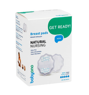 Wkładki laktacyjne Natural Nursing białe - 24szt | Babyono