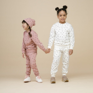 Bluza dziecięca ecru w groszki - Tres Bien | Pinokio