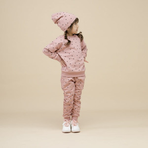 Bluza dziecięca różowa w groszki - Tres Bien | Pinokio