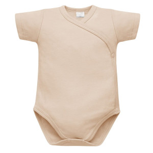 Body kopertowe z krótkim rękawem Beige - Lovely Day | Pinokio