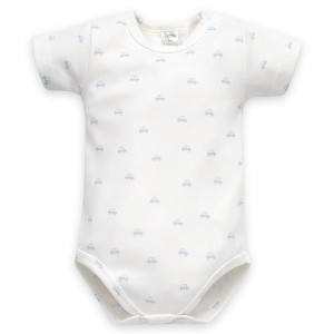 Niemowlęce body z krótkim rękawem Auta - Lovely Day | Pinokio